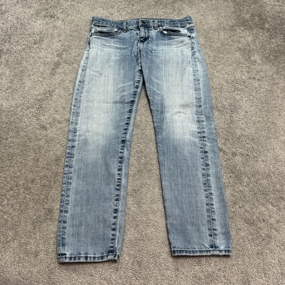 AG Adriano Goldschmied The Nikki Crop Skinny Jeans Womens 27 Blue Light Wash